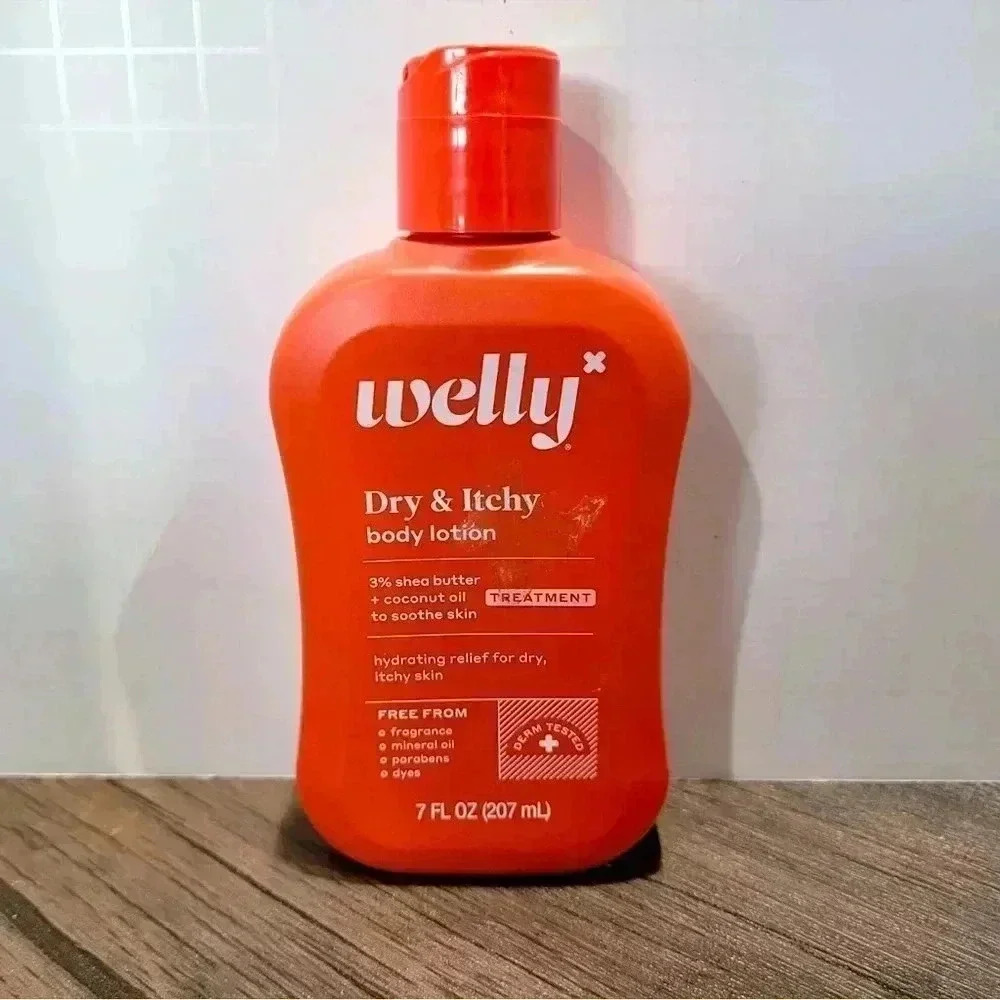 Welly Dry & Itchy Body Lotion 7oz Shea Butter Coconut Oil Treatment NWOB